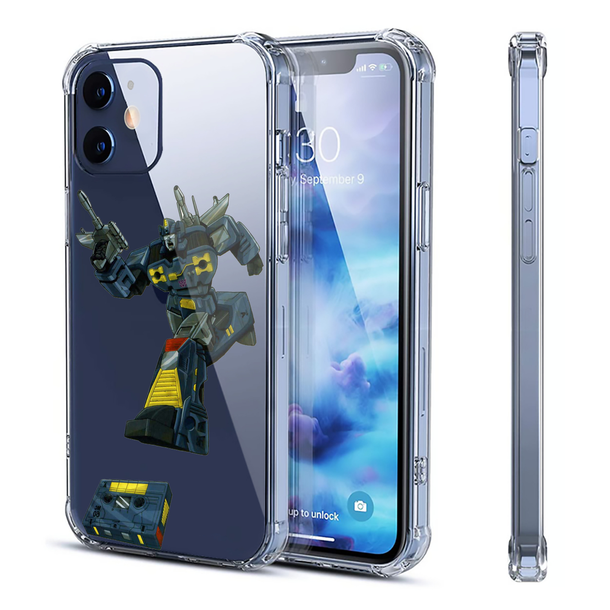（画像用）  【iPhone 12シリーズ対応】透明スマホケース（クリアソフトケース）